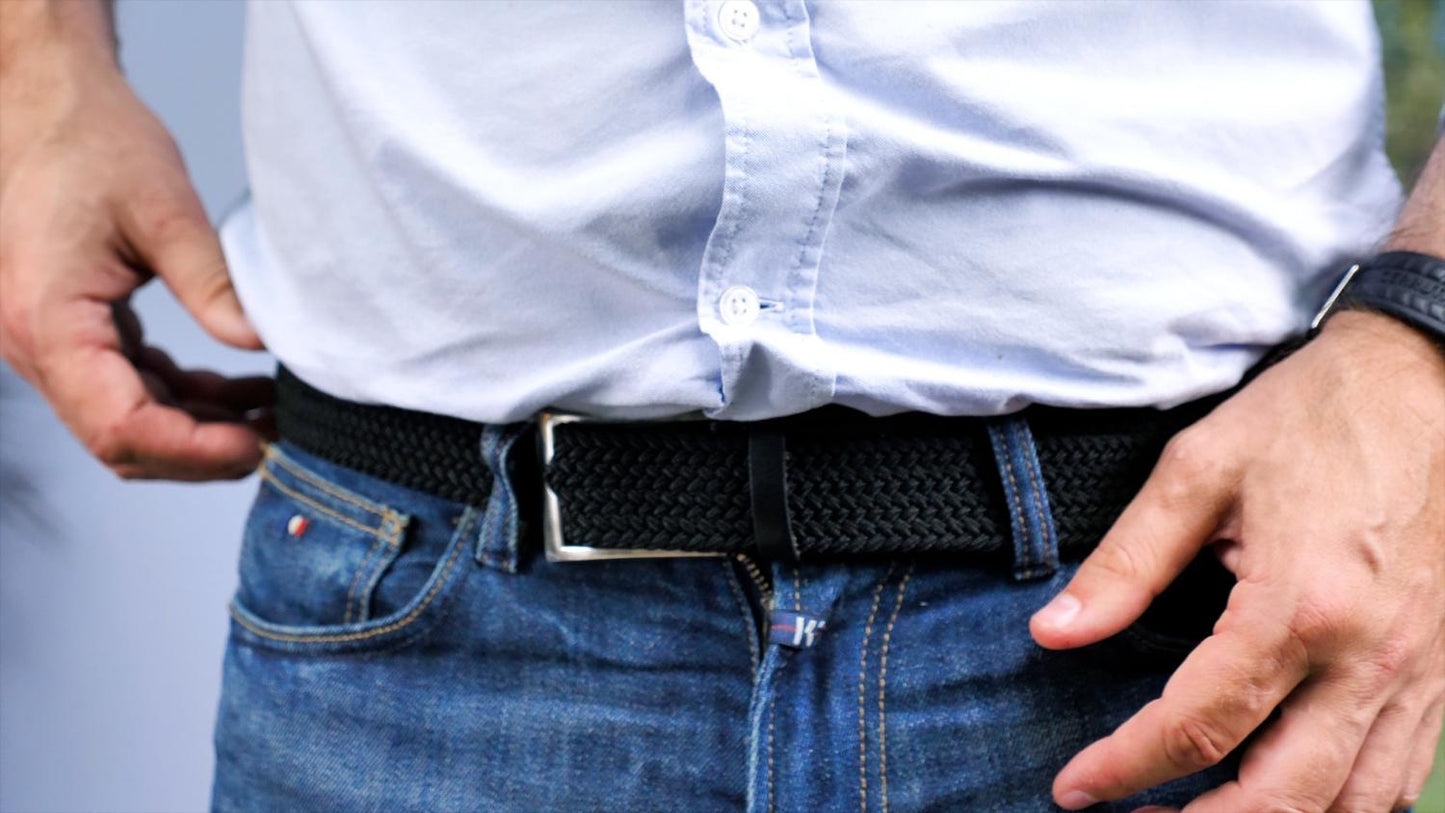 Wellys Black Flexi Belt
