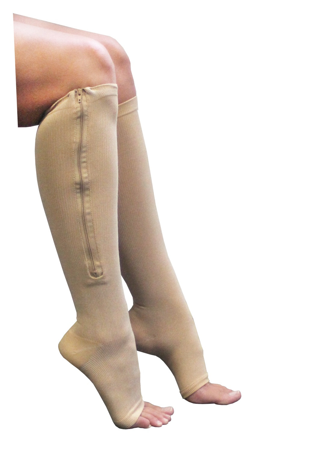 Wellys Compression Stockings with Zipper