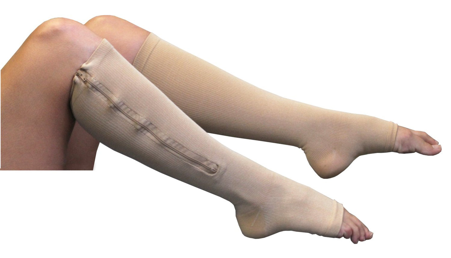 Wellys Compression Stockings with Zipper