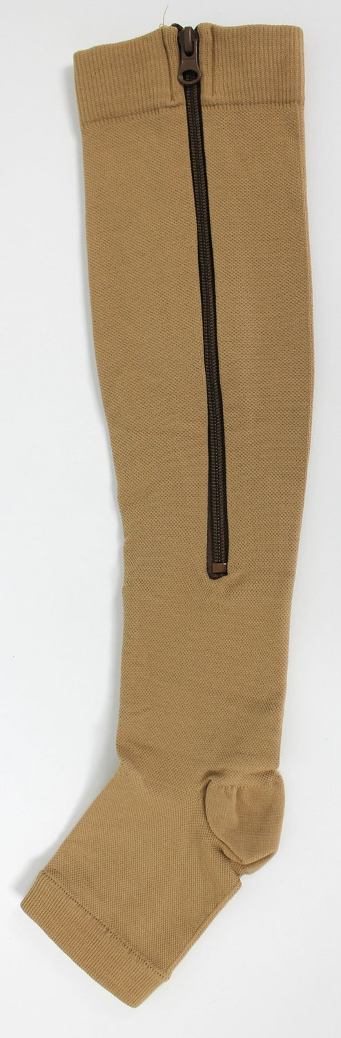 Wellys Compression Stockings with Zipper