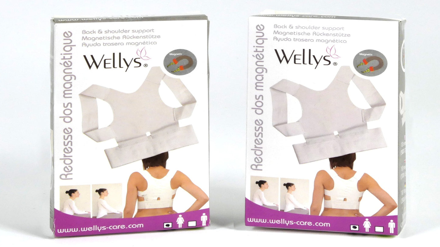 Wellys Magnetic Posture Corrector & Back Support - Women