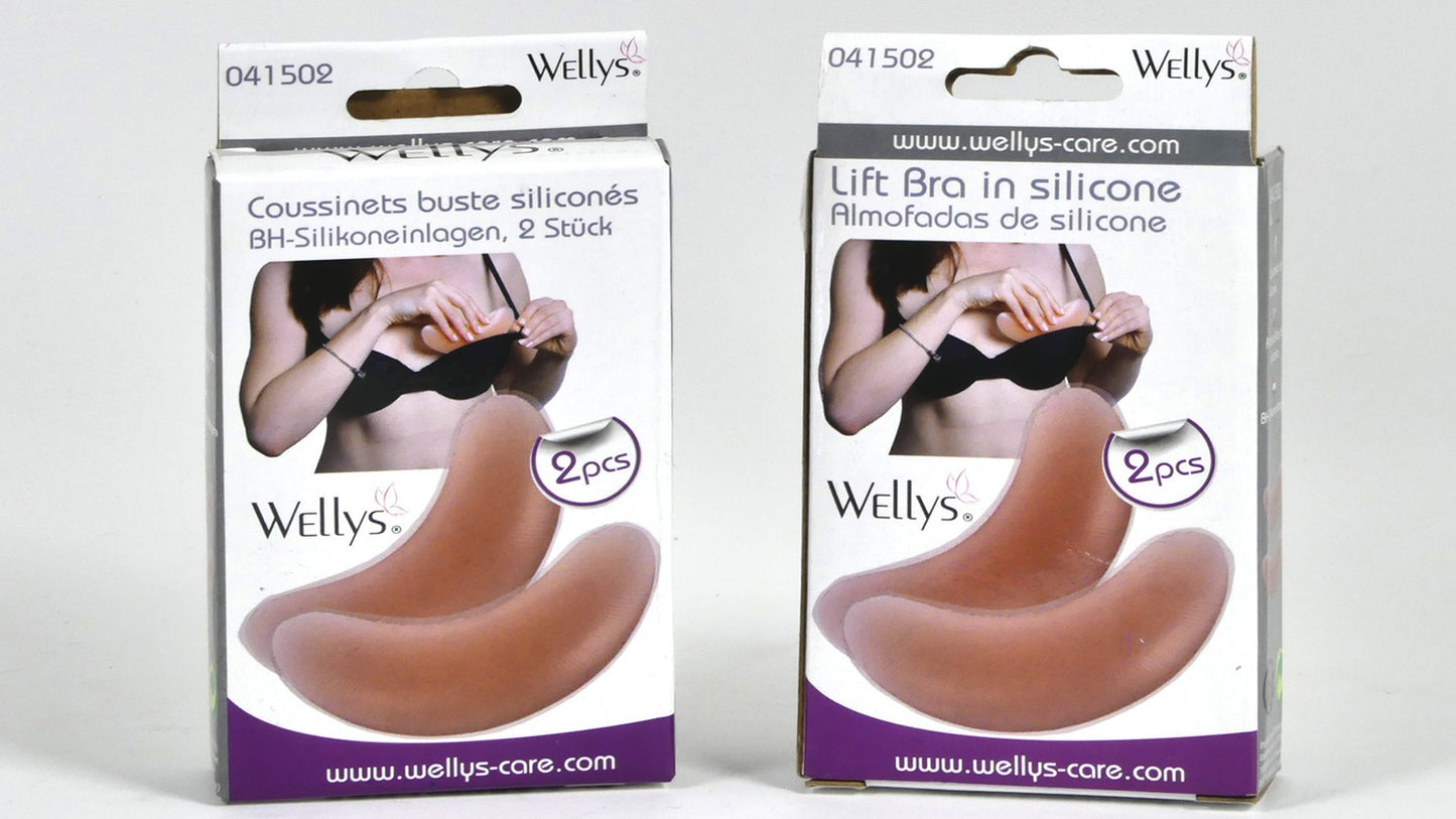 Wellys Pair of Silicone Bra Lift Insert
