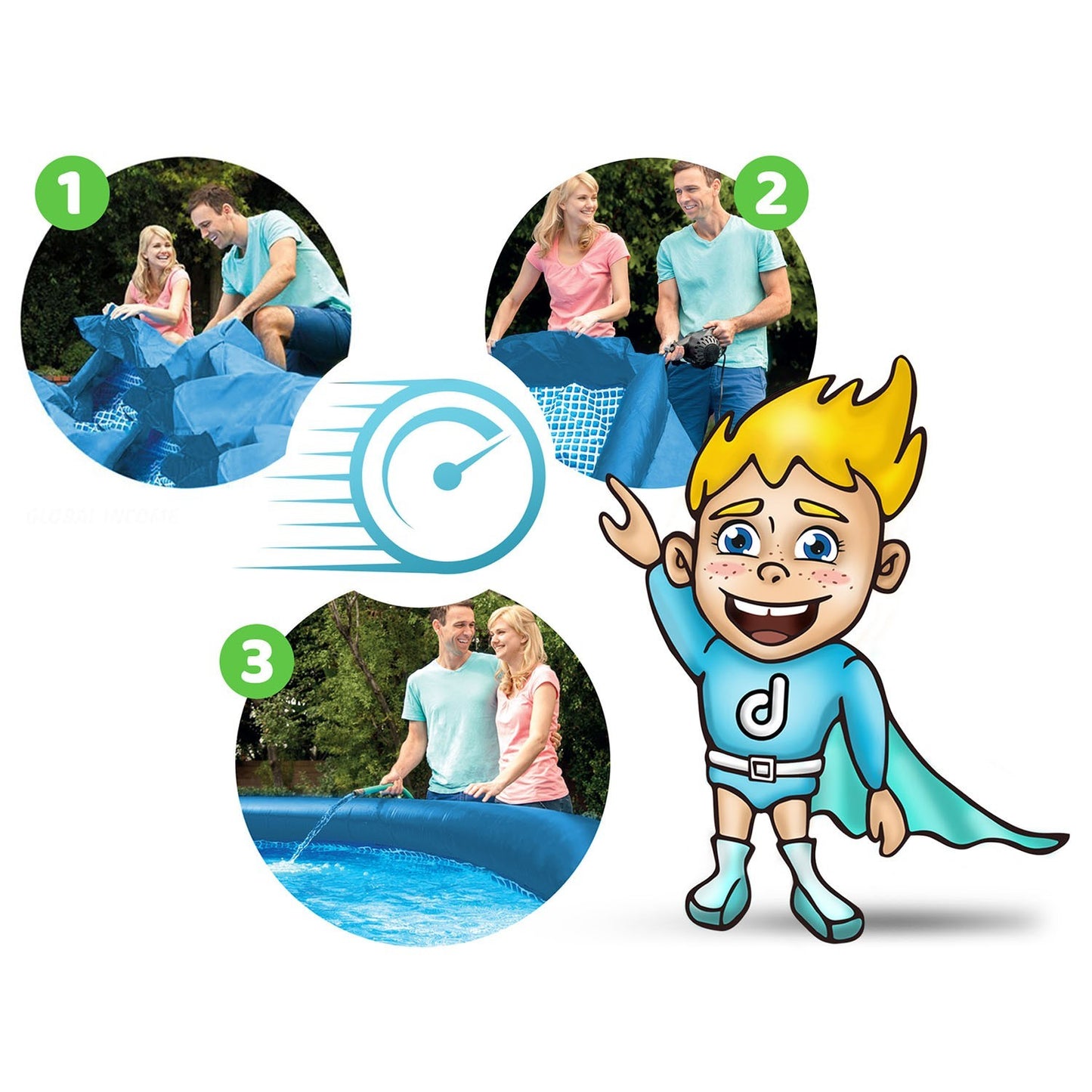 Whale expansion garden pool 183 x 51 cm INTEX 26102