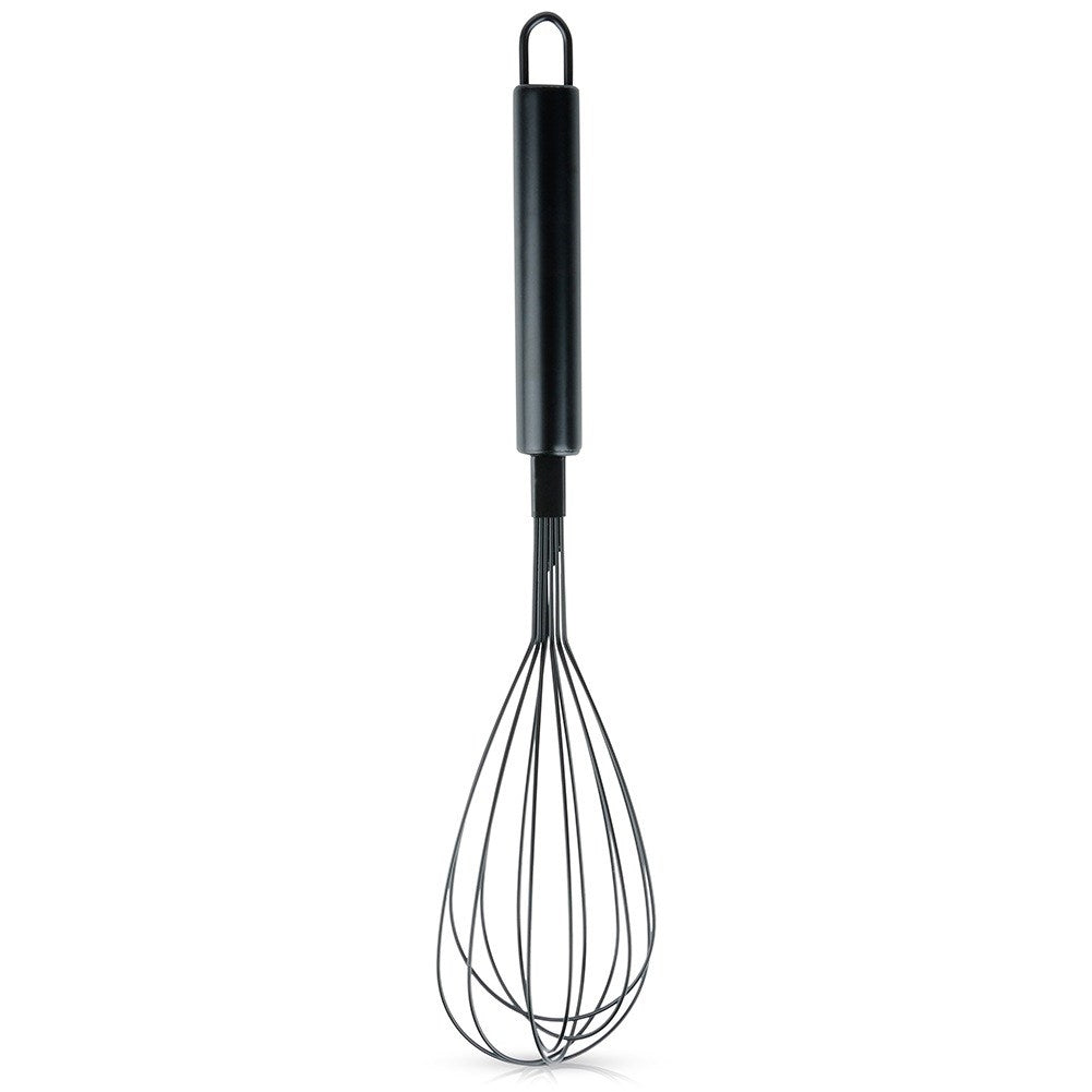 Whisk, black steel, 29 cm