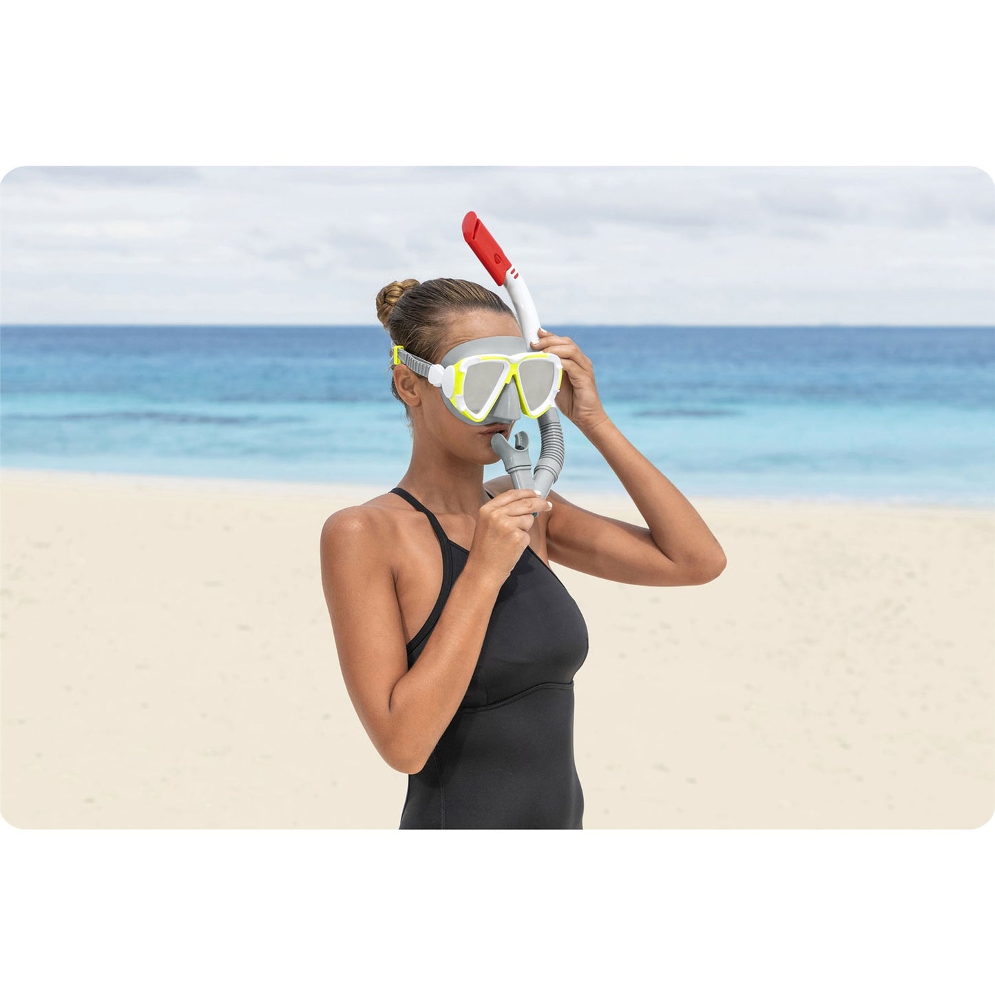 White Bestway 24053 diving set