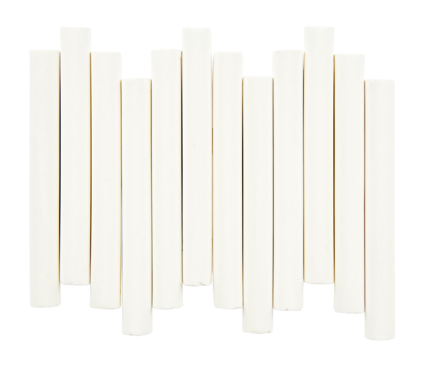 White Chalk Sticks, Non-Toxic, 12 Pack