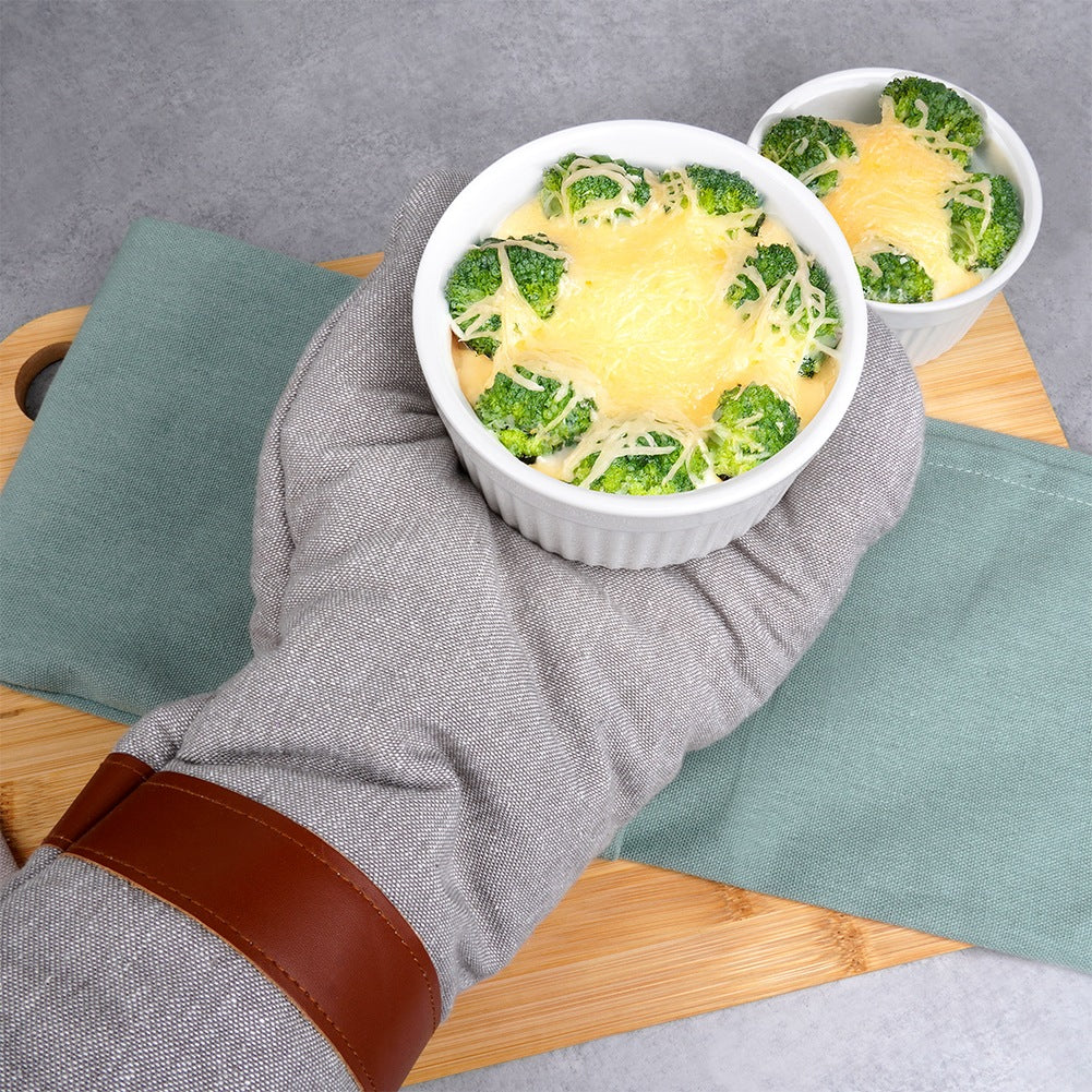 White Porcelain Baking Bowls, 260 ml, Set of 2