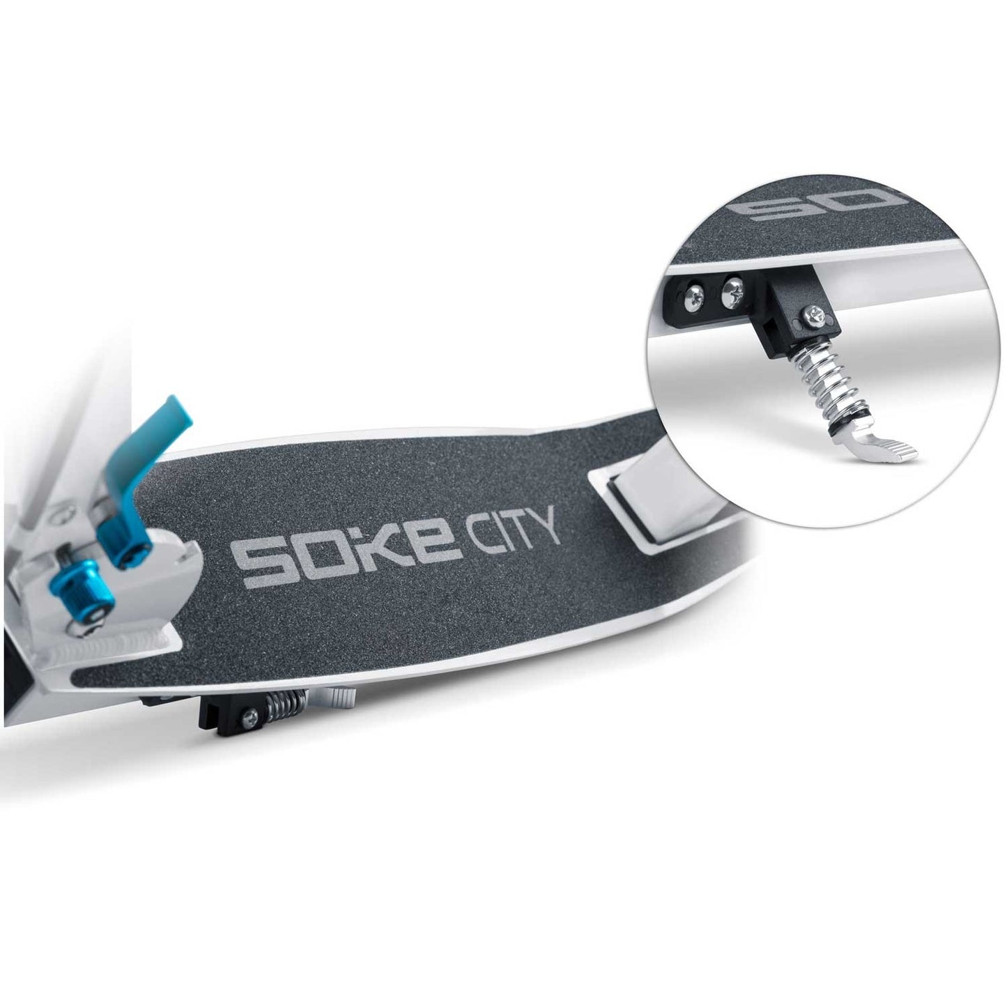 White SOKE CITY scooter