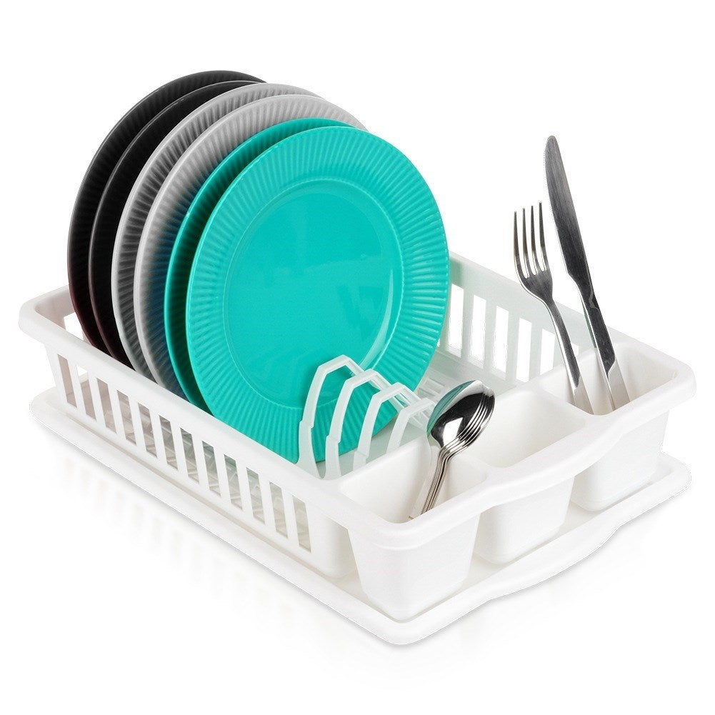White dish rack 39.5x26x8.5 cm