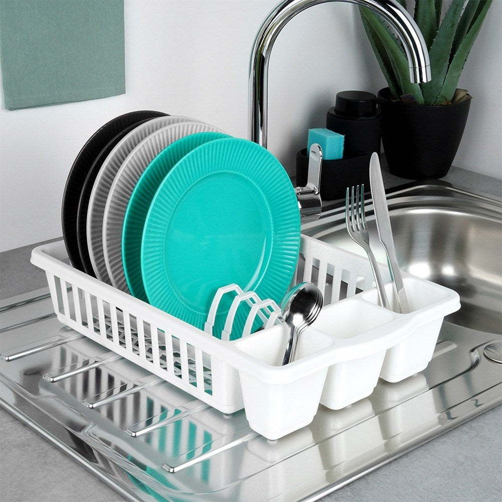 White dish rack 39.5x26x8.5 cm