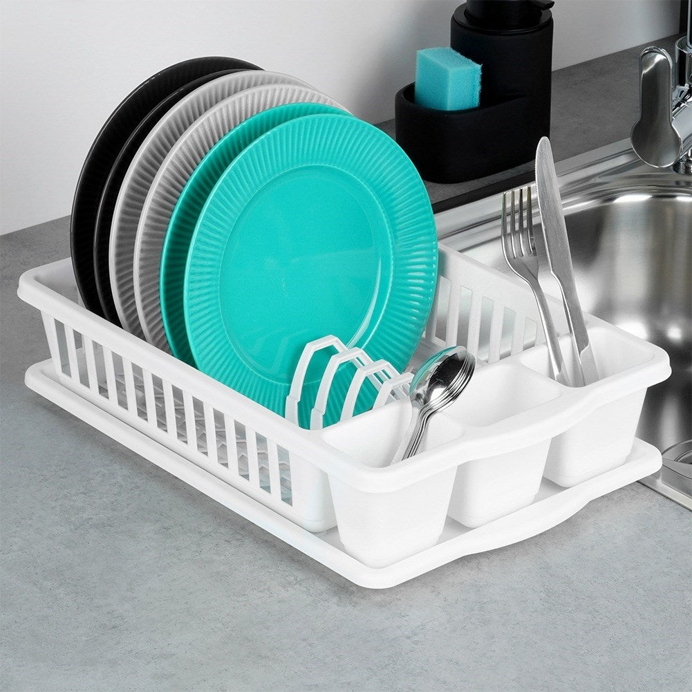 White dish rack 39.5x26x8.5 cm