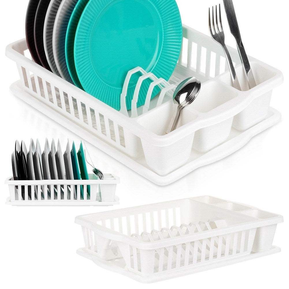 White dish rack 39.5x26x8.5 cm