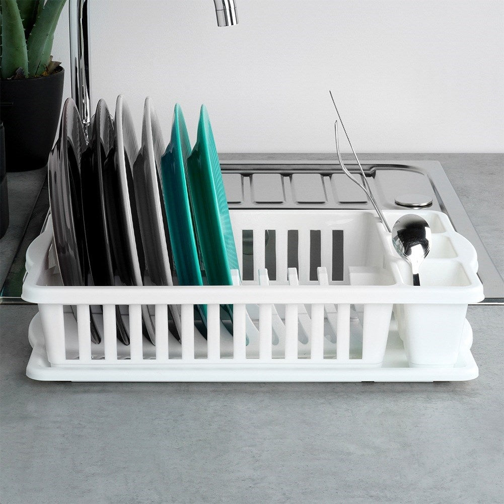 White dish rack 39.5x26x8.5 cm