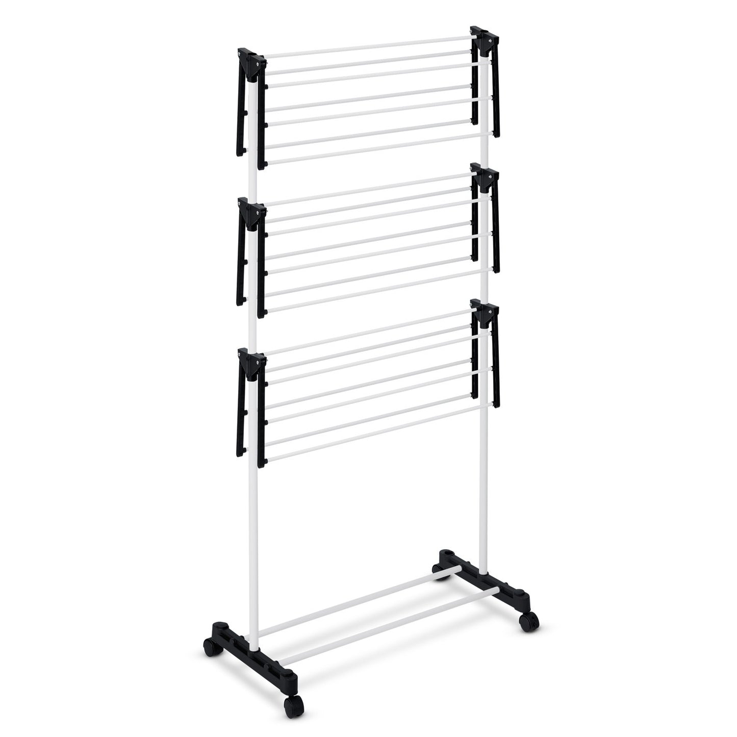 White folding drying rack Delia, 15 meter drying length