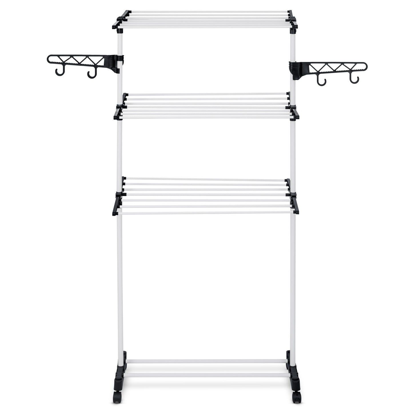 White folding drying rack Delia, 15 meter drying length