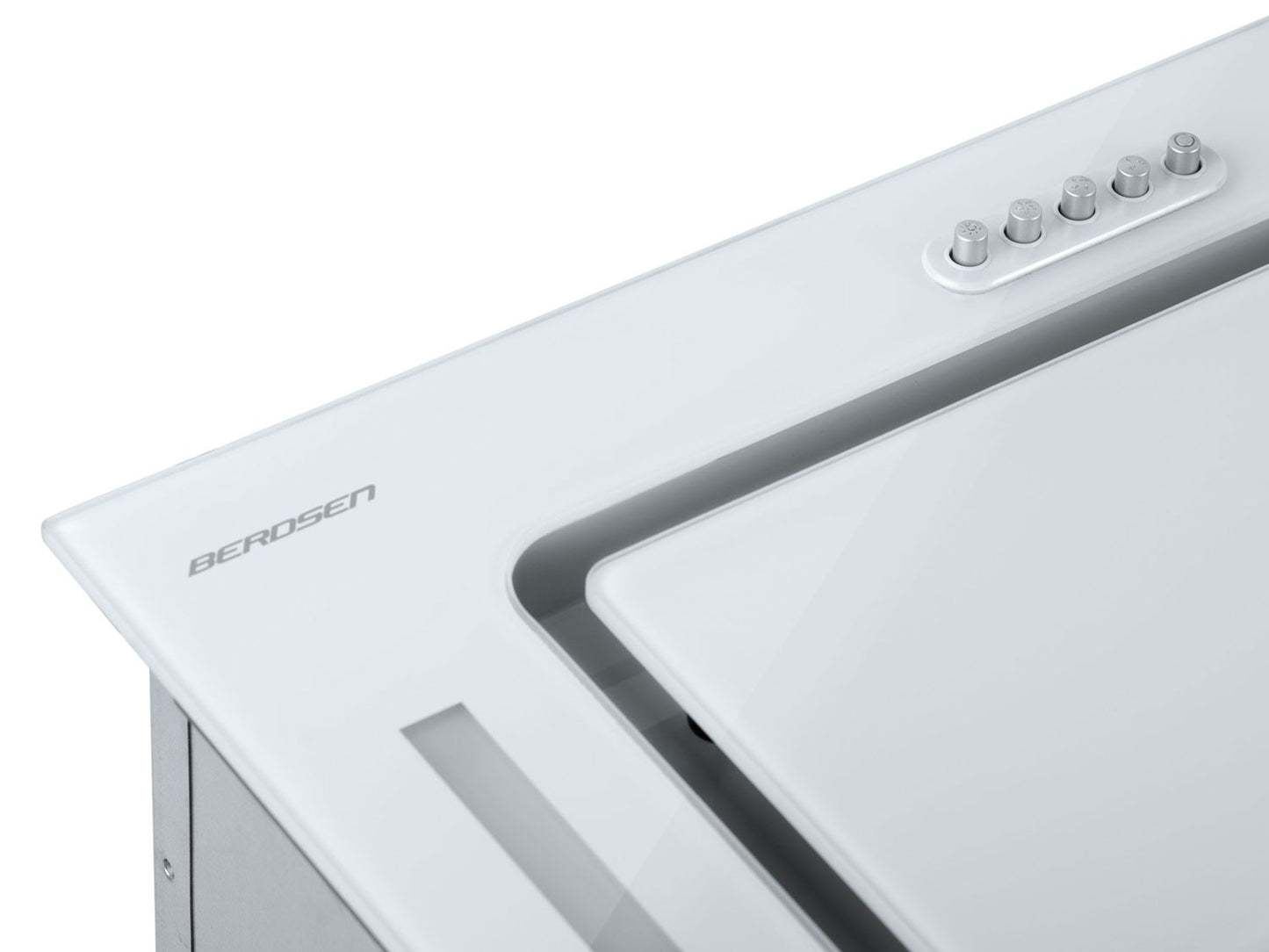 White kitchen hood for base cabinet 52 cm BE-52A