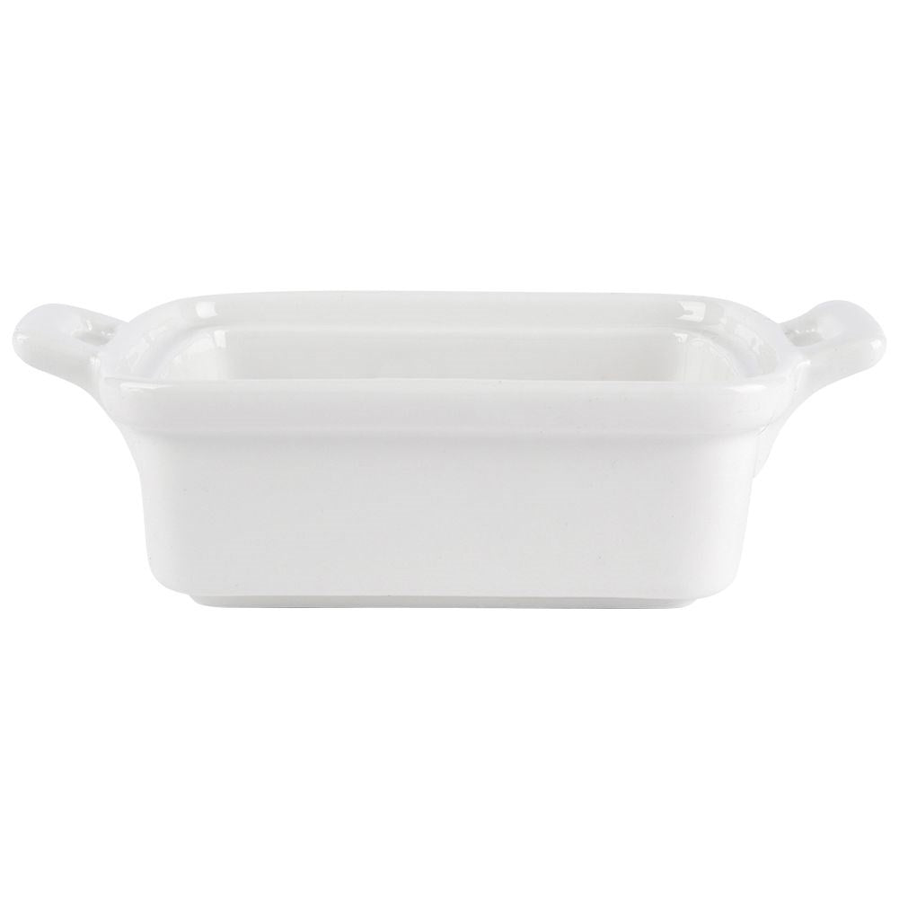 White porcelain baking bowls 160 ml 3 pcs.