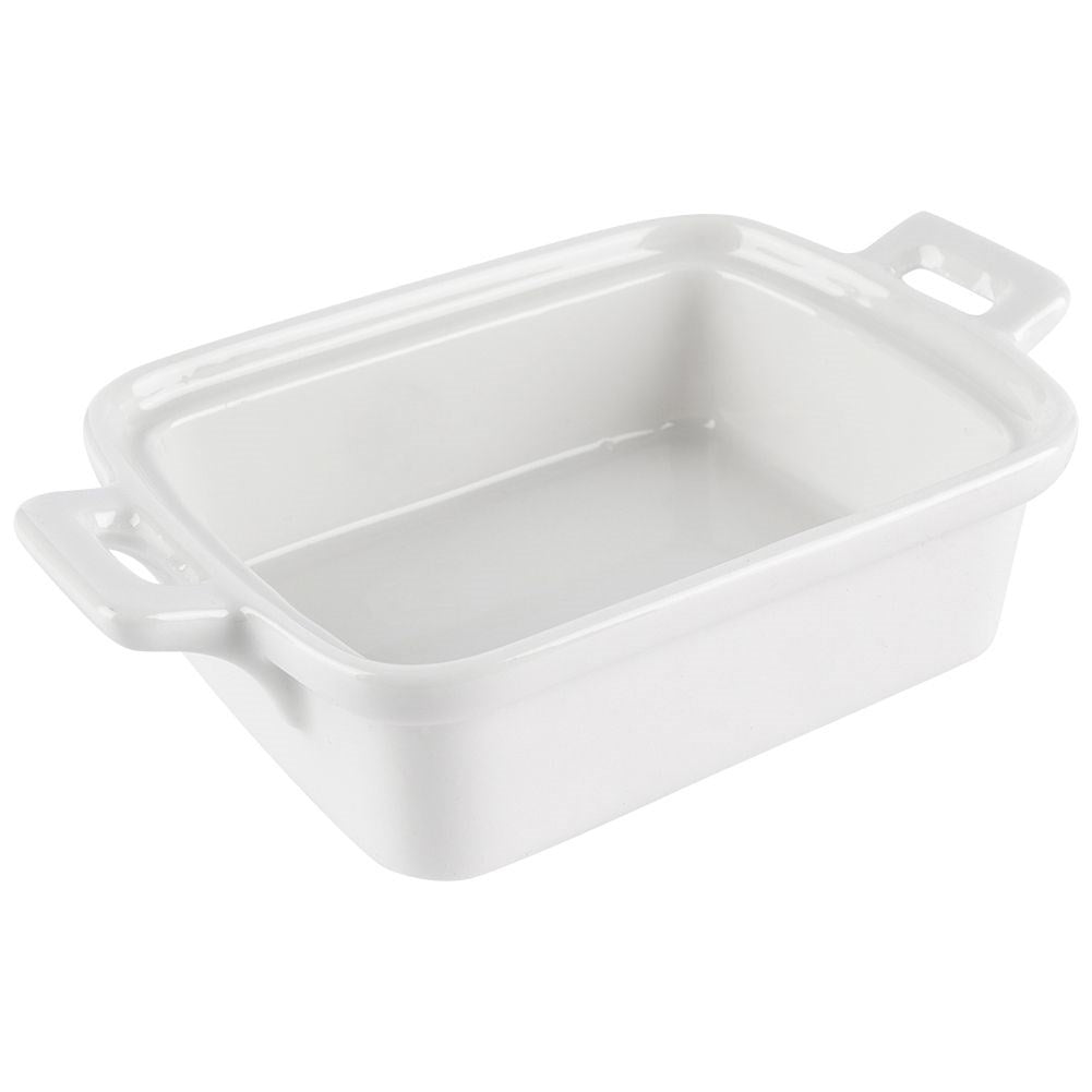 White porcelain baking bowls 160 ml 3 pcs.