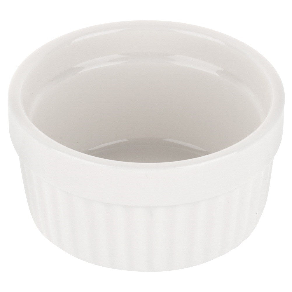 White porcelain baking bowls 7 cm, 5 pcs.