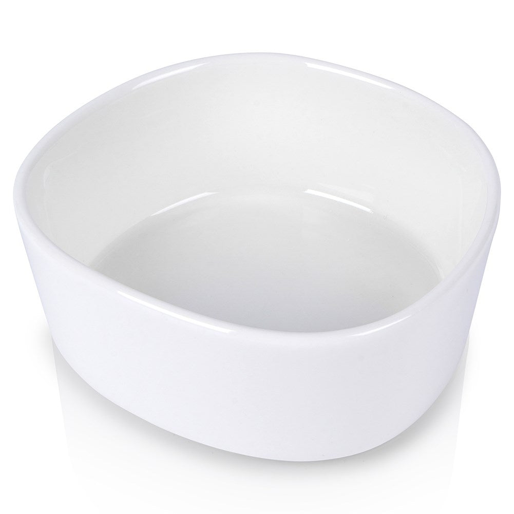 White porcelain bowl 250 ml - Perfect for dipping sauces and snacks