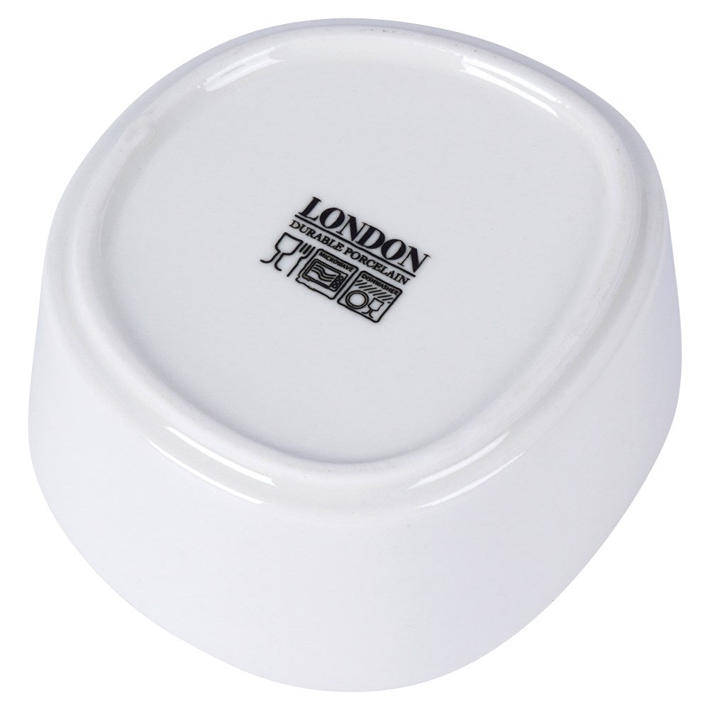 White porcelain bowl 250 ml - Perfect for dipping sauces and snacks