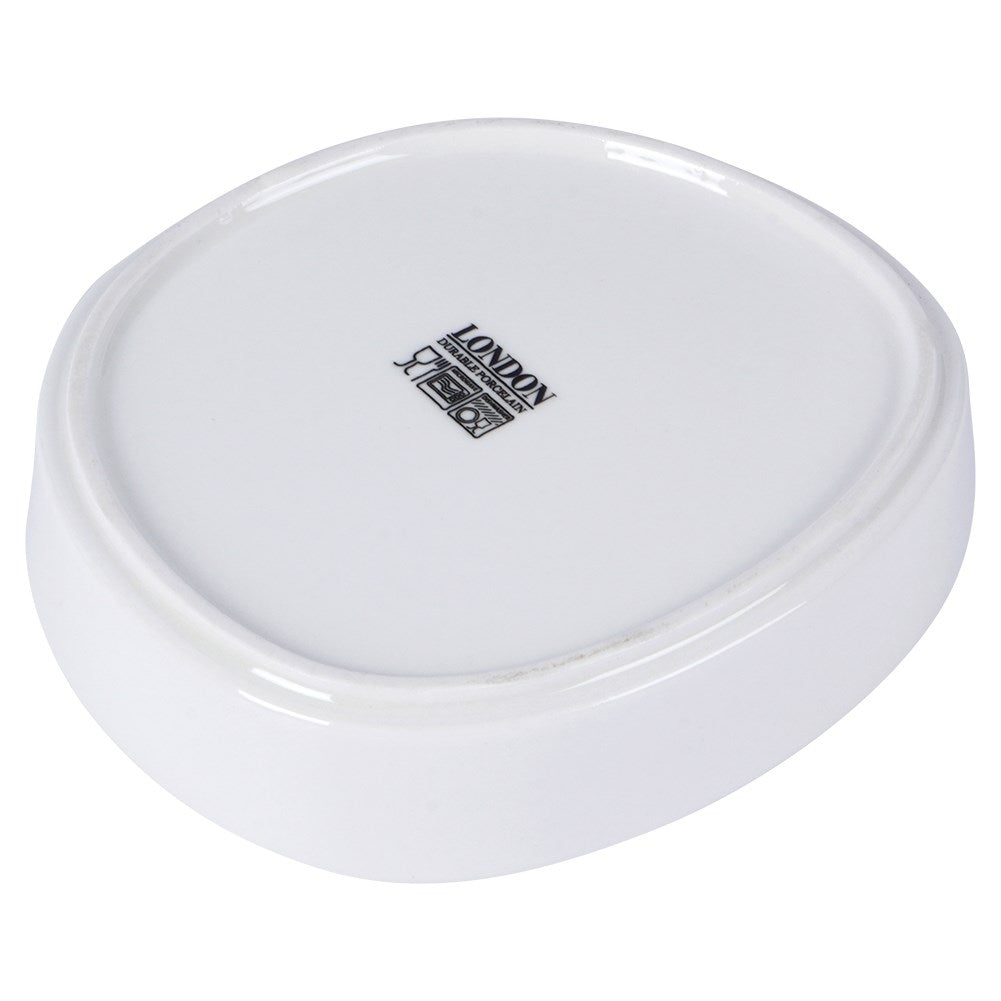 White porcelain bowl 320 ml for dipping sauces and snacks