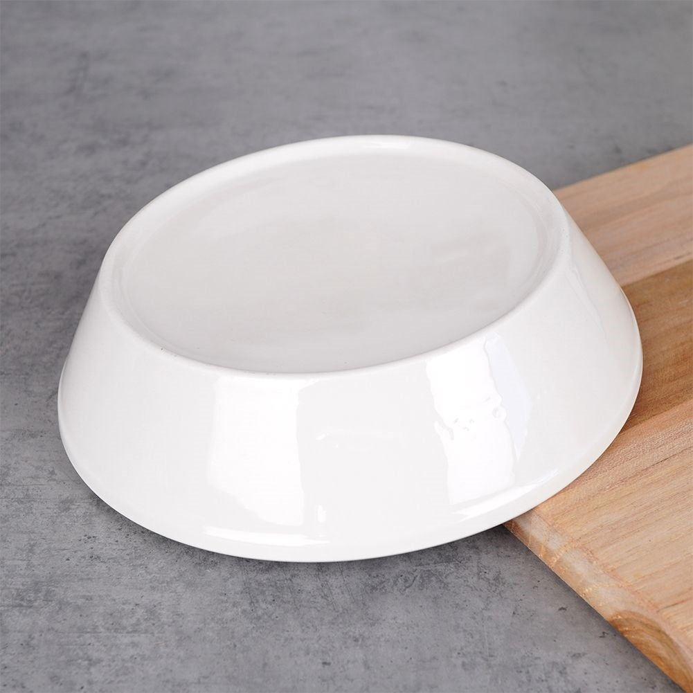 White porcelain bowl 450 ml, dishwasher and microwave safe