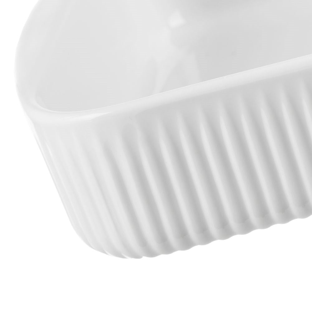 White porcelain ovenproof dish 32.5x20 cm, 2.3 l