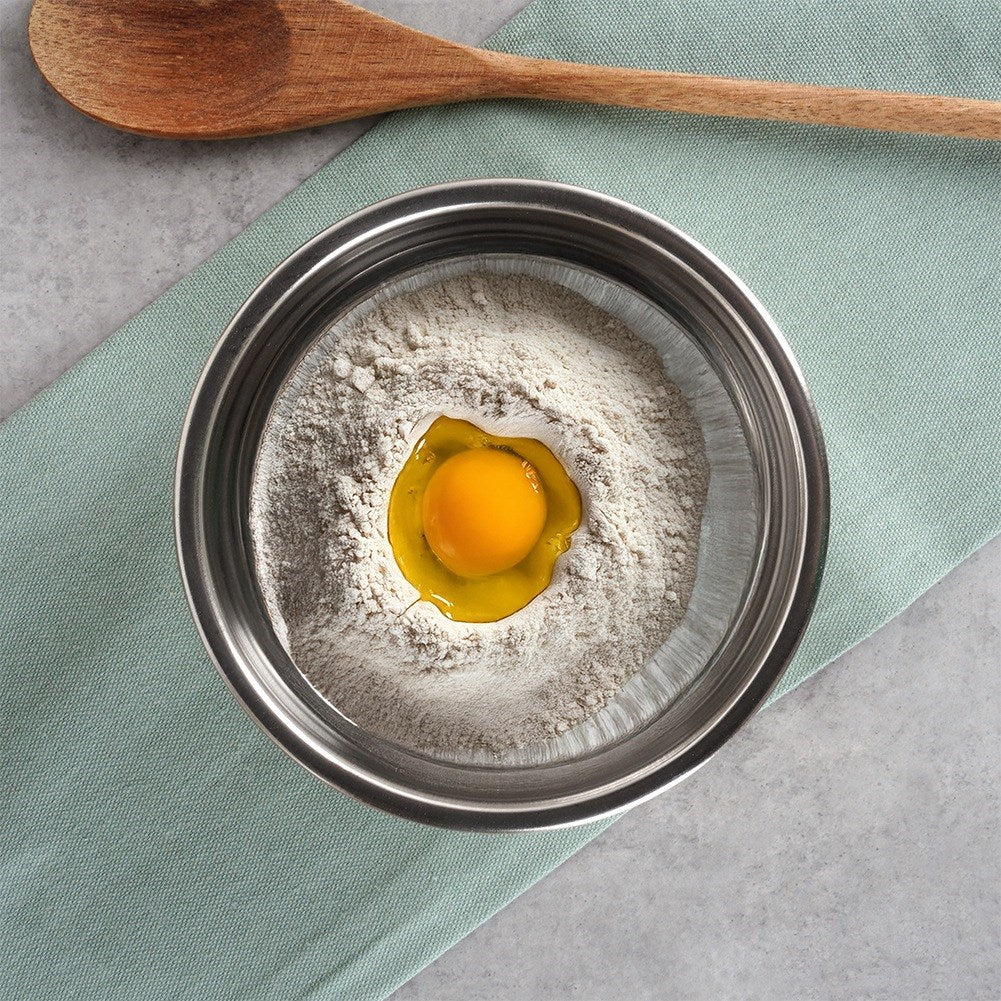 White steel kitchen bowl 14.5 cm, 700 ml