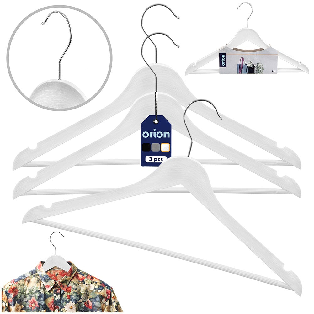 White swivel clothes hangers 42.5x24 cm 3 pcs.