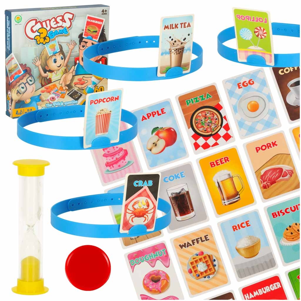 Who am I? Guess Food Family social game for kids