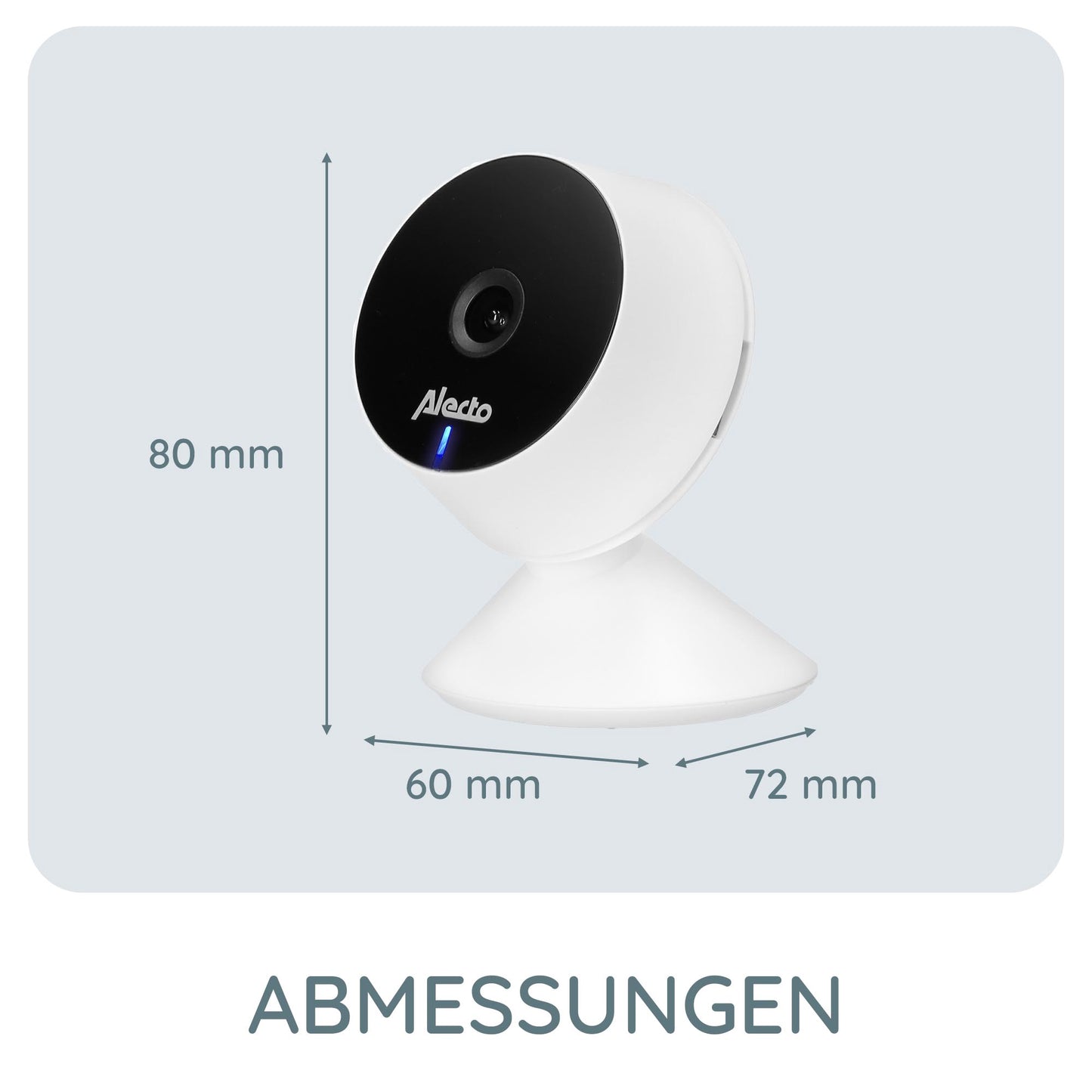 Wi-Fi Baby Monitor with HD Camera, Smartphone Compatible
