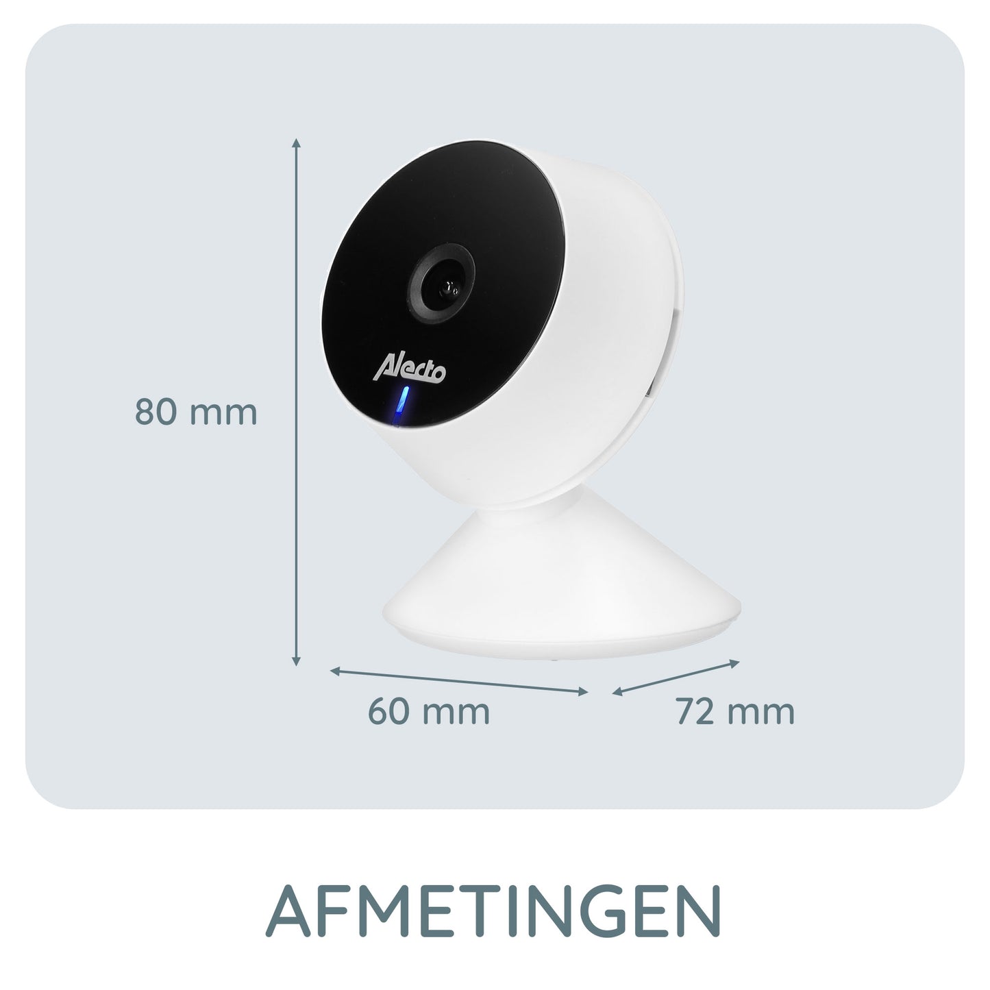Wi-Fi Baby Monitor with HD Camera, Smartphone Compatible