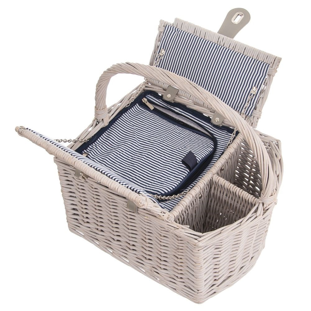 Wicker picnic basket