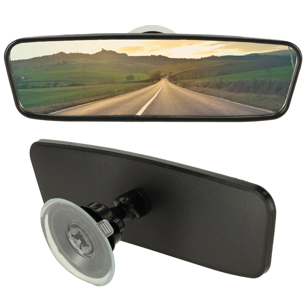Wide-angle rear-view mirror with suction cup 20cm