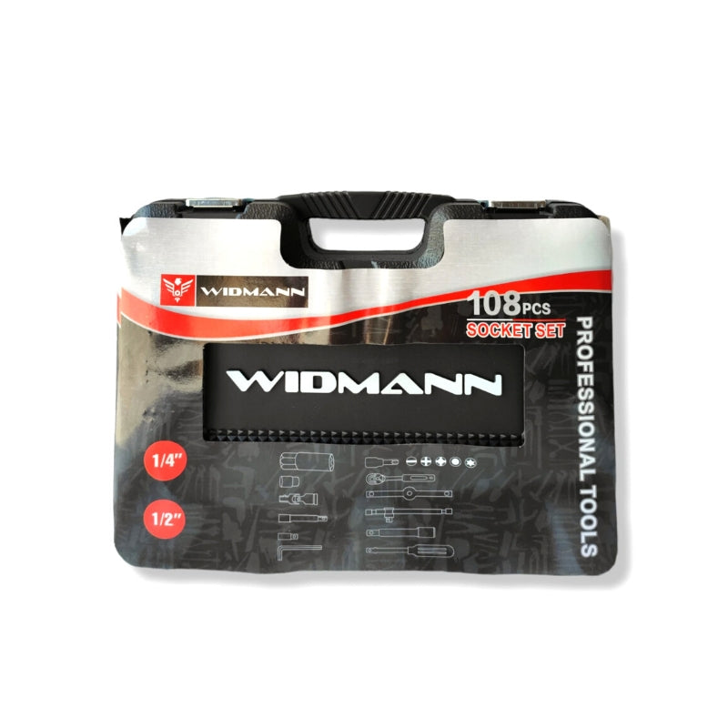 Widmann 108 Piece Professional Socket Set - 1/4″ and 1/2″