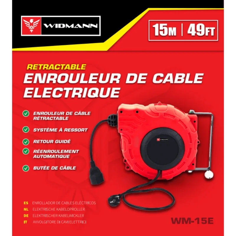 Widmann WM-15E: 15M Automatic Electric Wire Reel