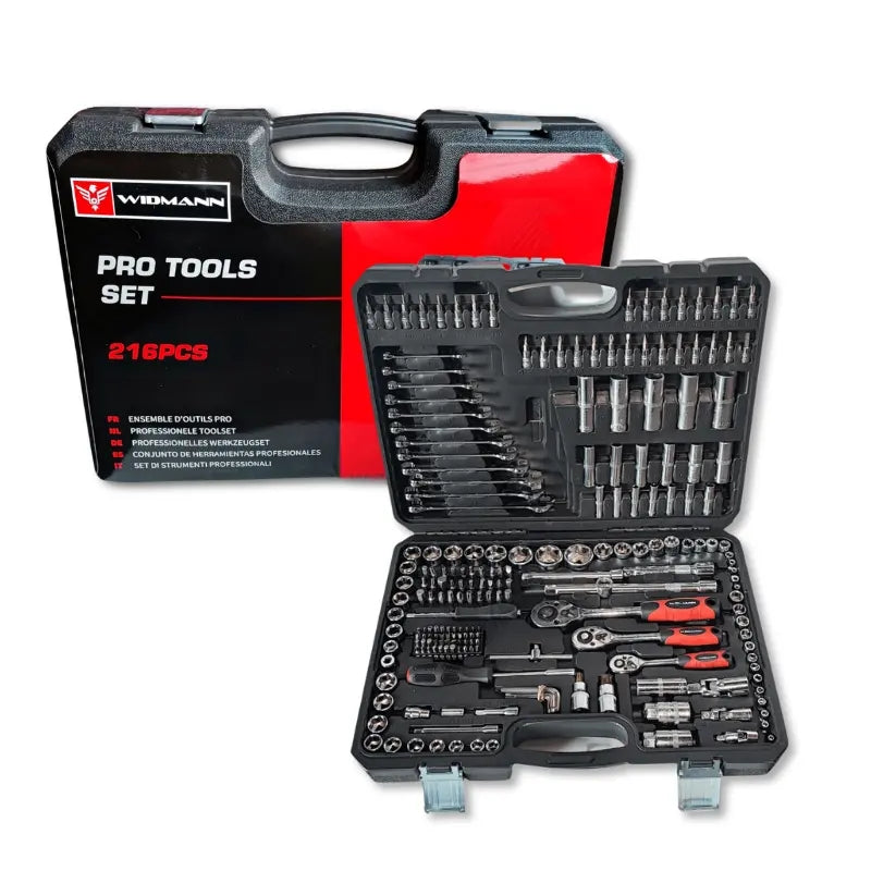 Widmann WM-216SS: 216 Pieces Professional Tool Set in PVC Case