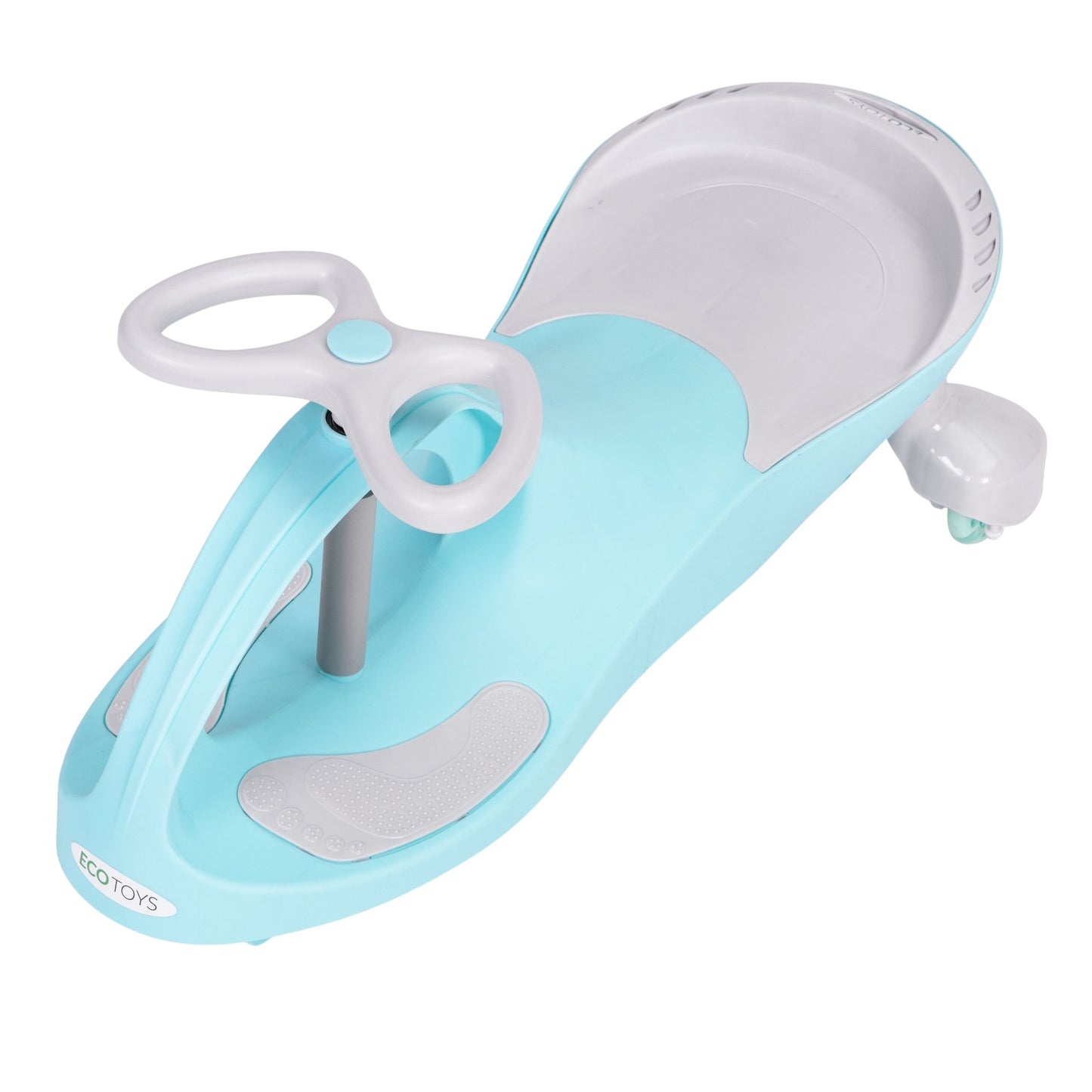 Wiggle car ride-on toy LED wheels blue ECOTOYS