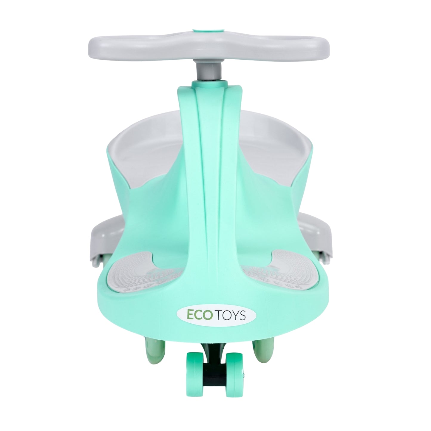 Wiggle car ride-on toy LED wheels green ECOTOYS