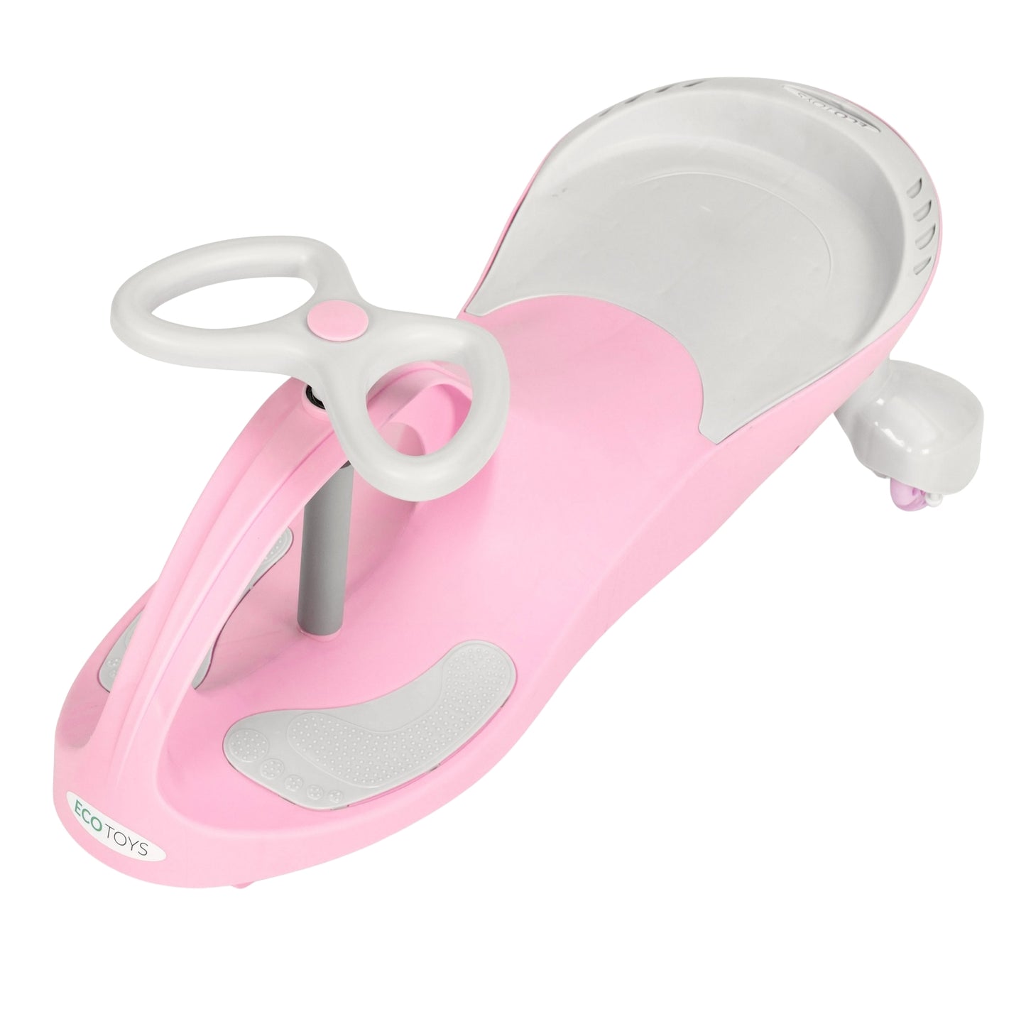 Wiggle car ride-on toy LED wheels pink ECOTOYS