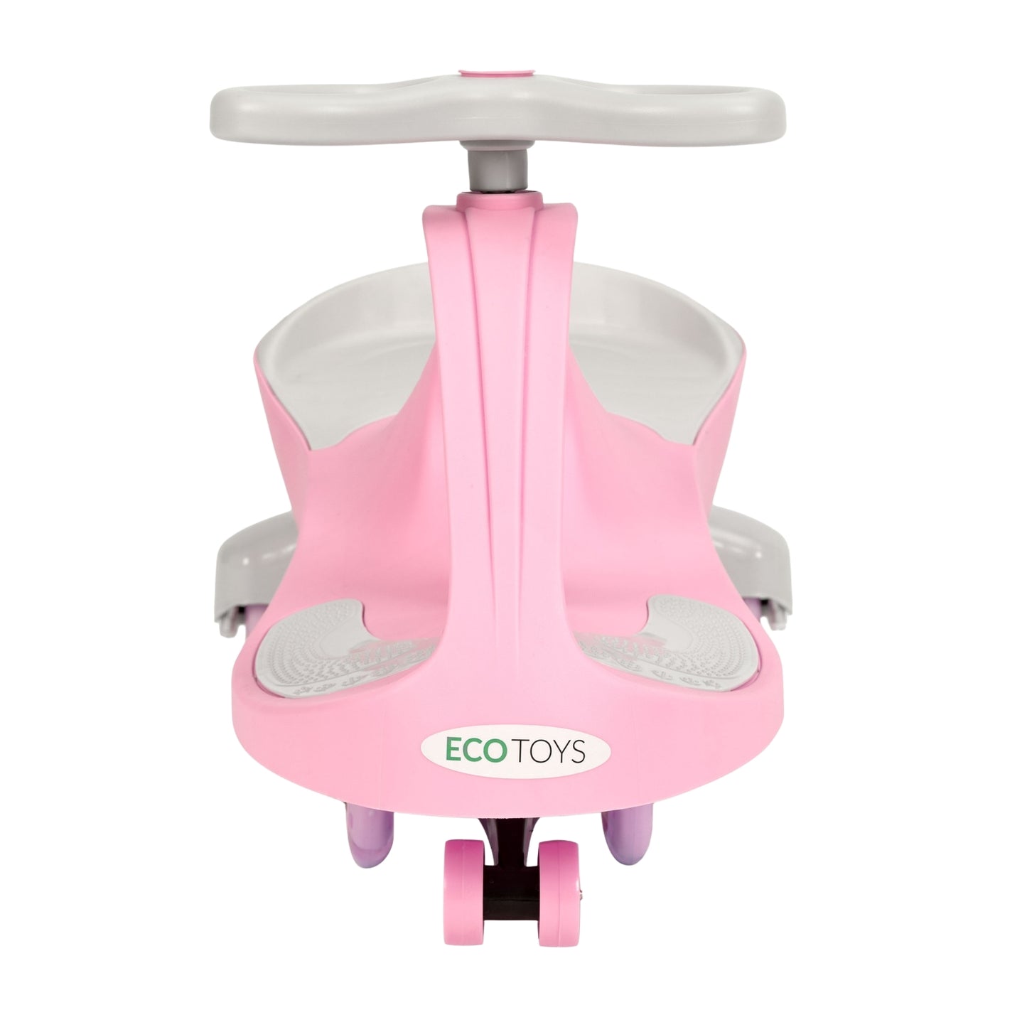 Wiggle car ride-on toy LED wheels pink ECOTOYS