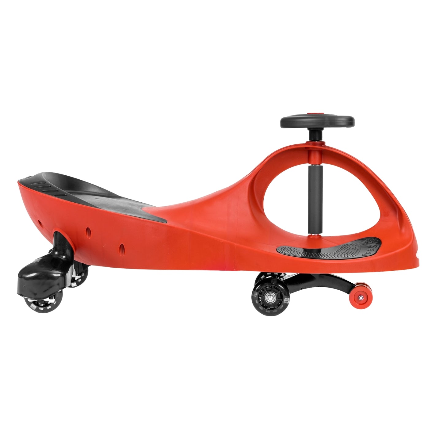 Wiggle car ride-on toy LED wheels red ECOTOYS