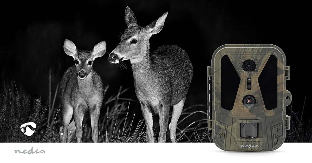 Wildlife Camera | 4K@10fps | 50 MPixel | 8 MPixel CMOS | IP65 | Black No-Glow IR | Night vision | Viewing angle: 100 ° | Motion sensor | Detection angle: 120 ° | Detection range: 25 m | Screen size: 2.4 " | LCD Screen | Brown / Green