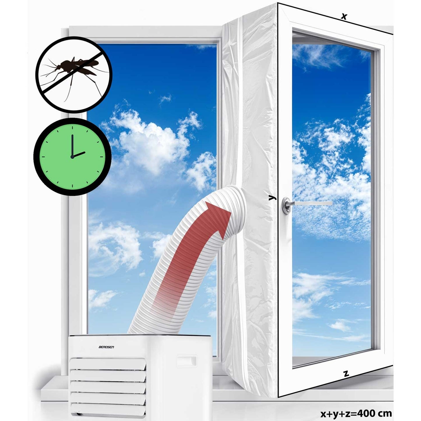 Window seal for air conditioners