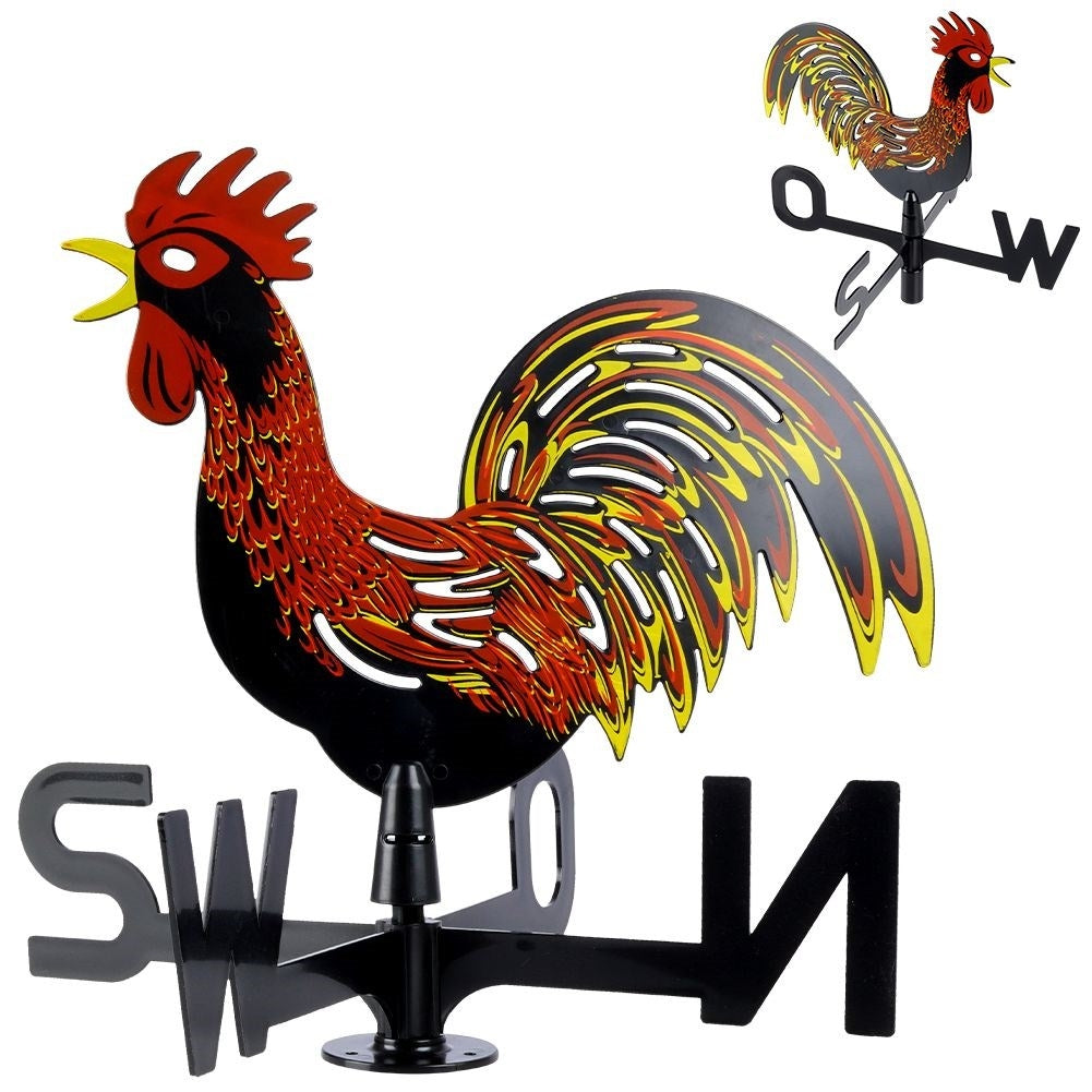 Wind vane Rooster-shaped - Durable Material, Easy Assembly