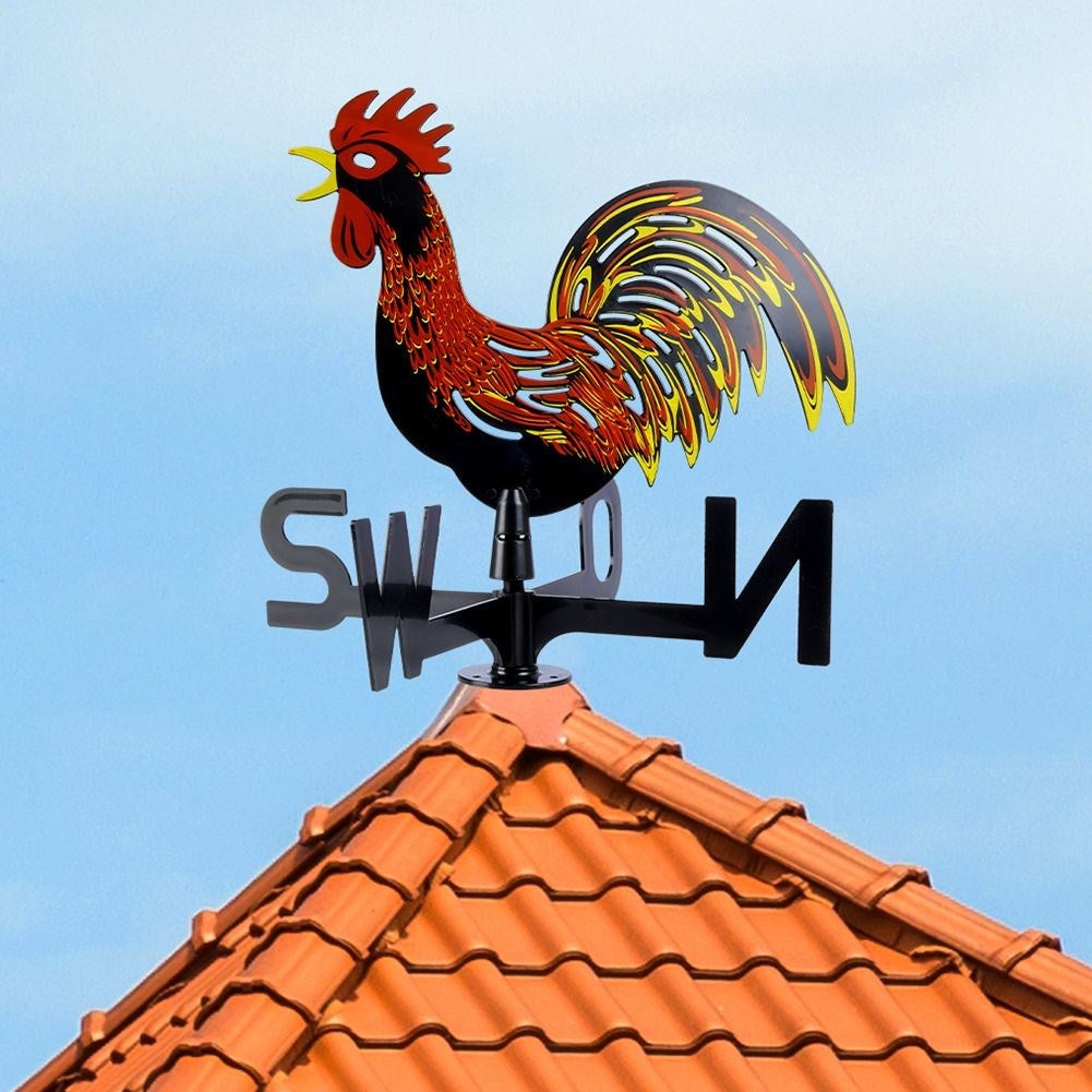 Wind vane Rooster-shaped - Durable Material, Easy Assembly