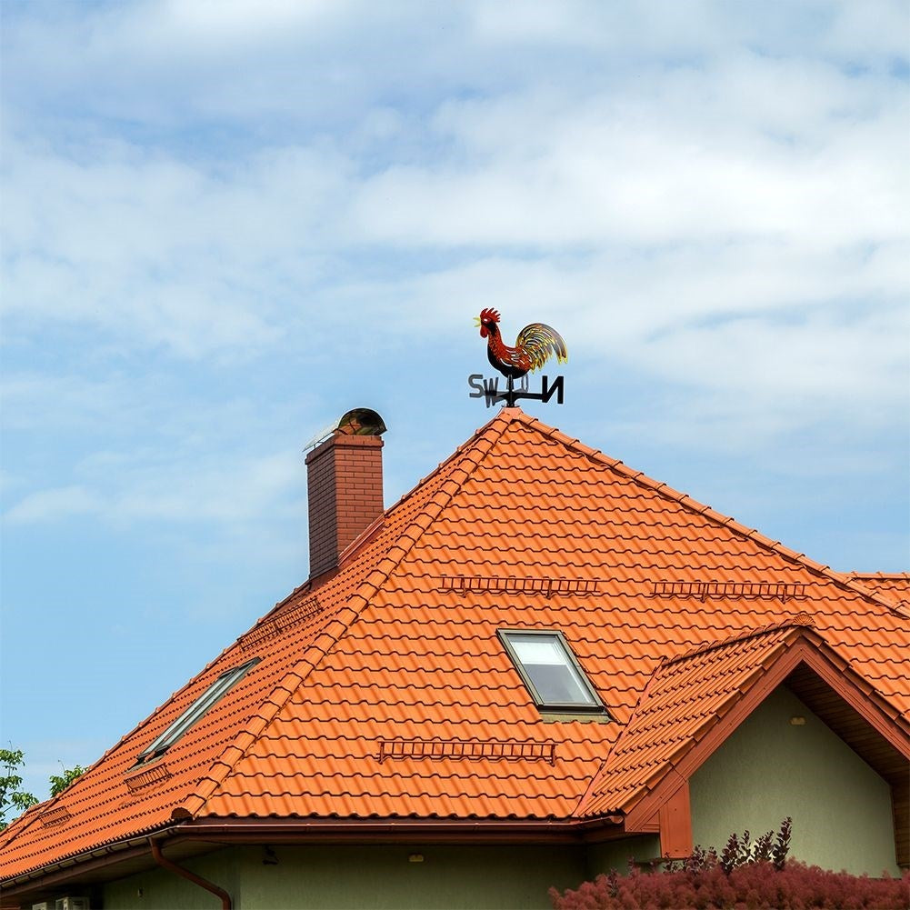 Wind vane Rooster-shaped - Durable Material, Easy Assembly