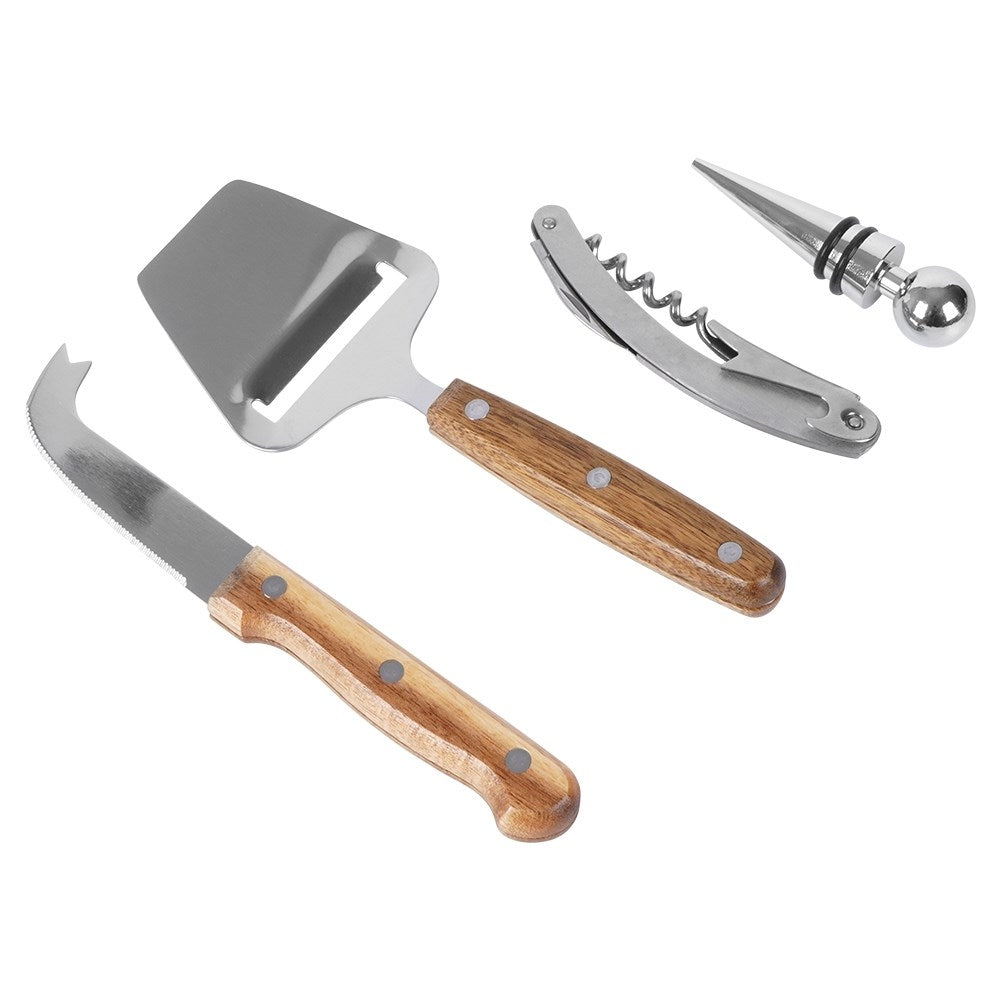 Wine Accessories and Cheese Set: Elegant and Practical for Wine and Cheese Lovers