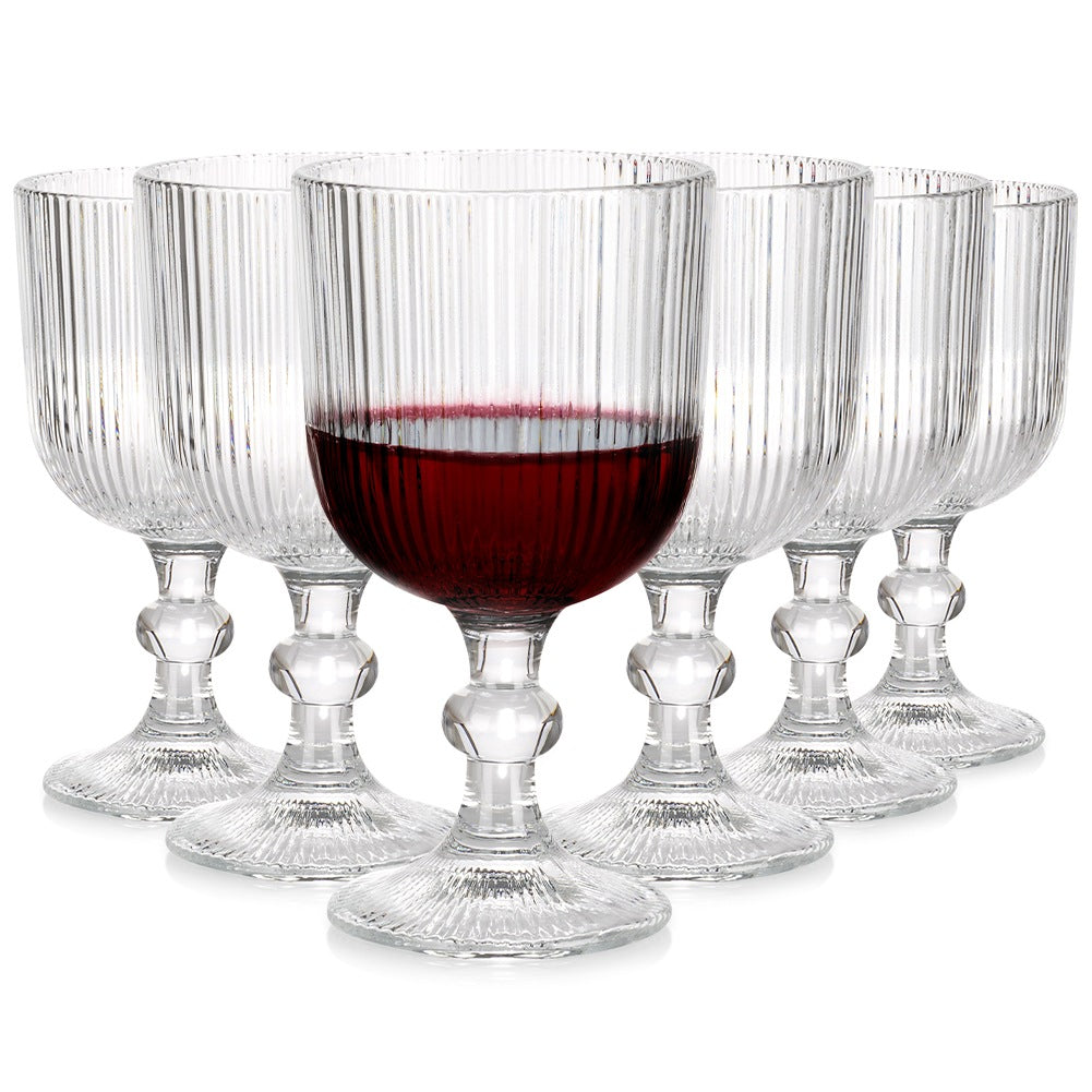 Wine Glasses, Glass, 340 ml, Set of 6